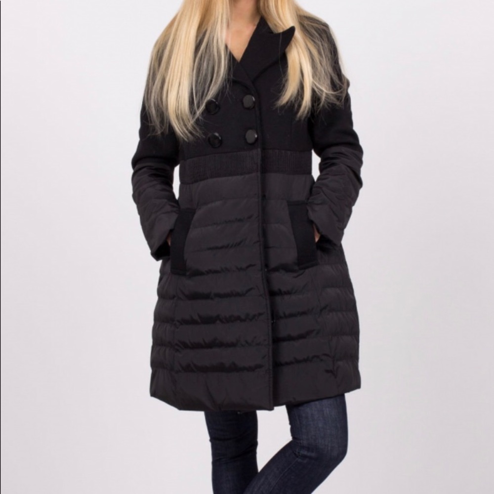 NWOT Black Coat by Francomina - Italian